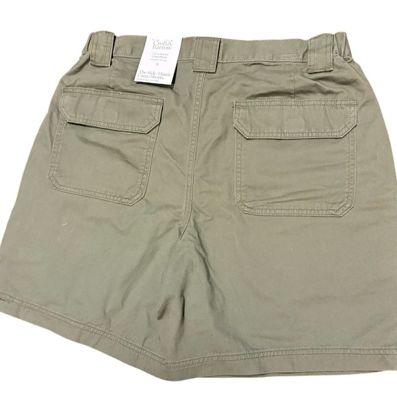 Men’s Cargo Shorts Green Cotton Utility Workwear Summer Casual Size 33 NWT - Picture 2 of 5